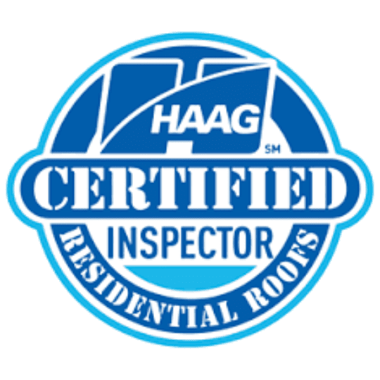 HAAG Certified Residential Roof Inspector badge